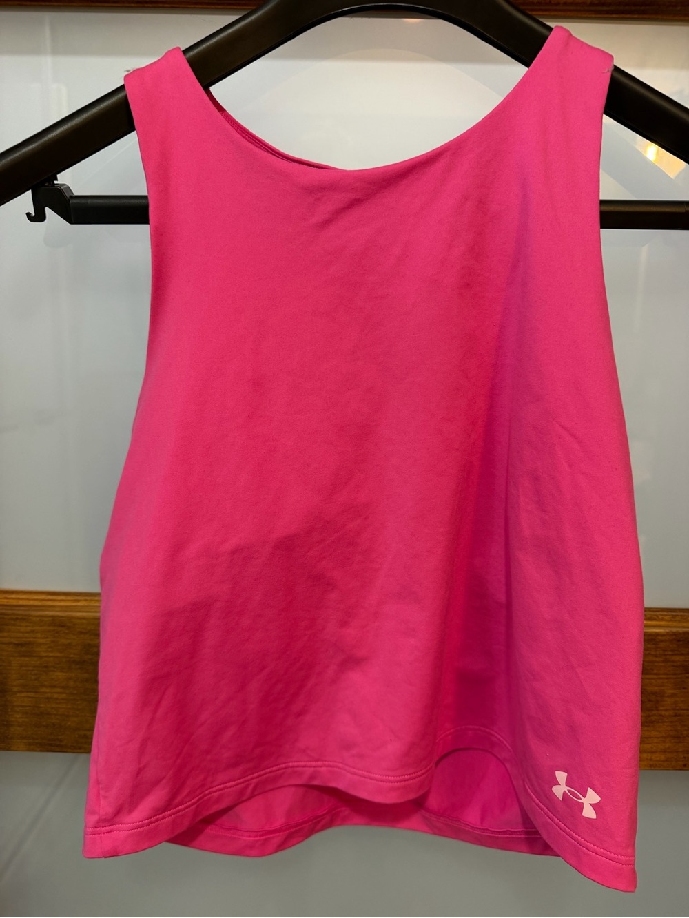 YXL Under Armour Pink Athletic Tank Top